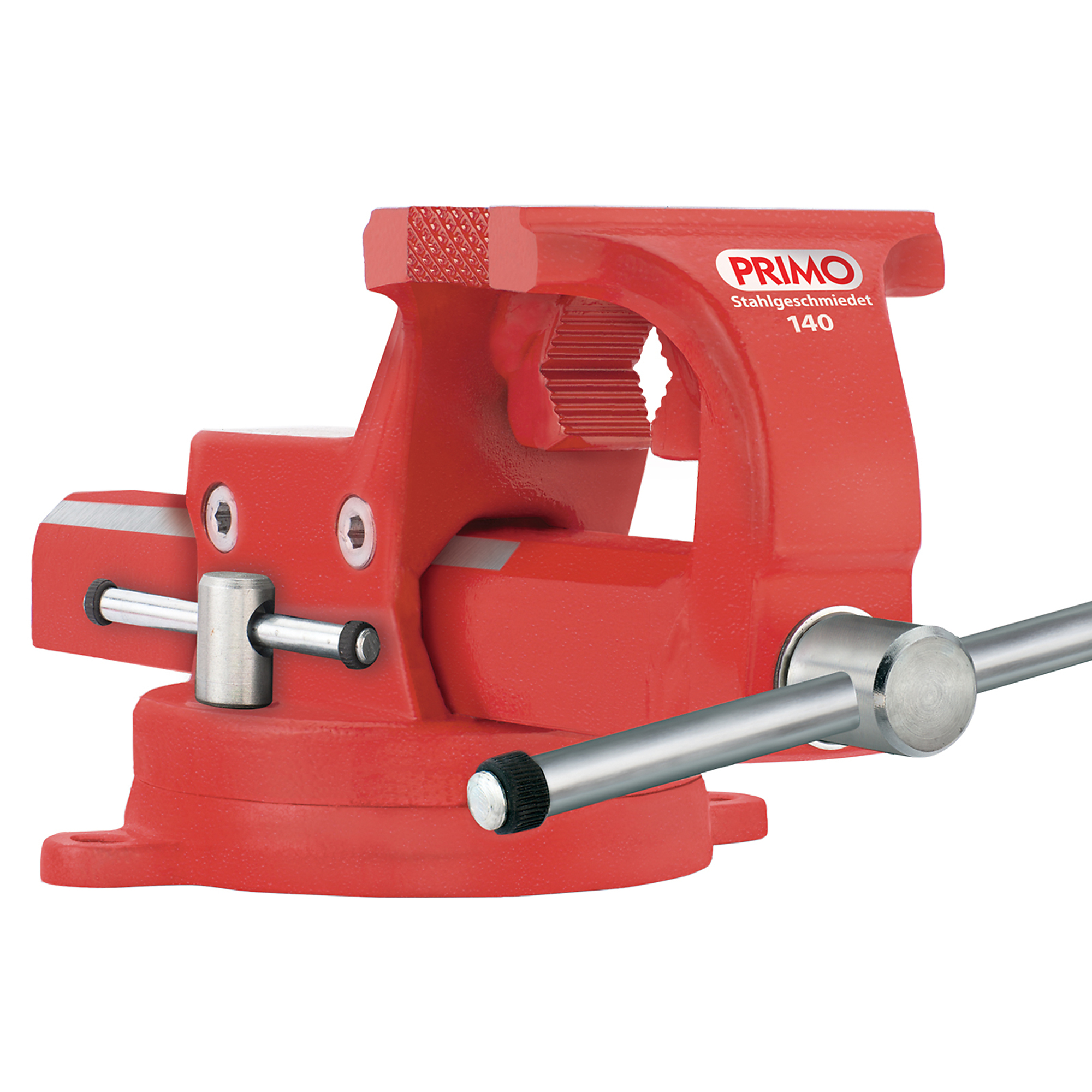 KANCA Primo Plumbers Vise with Swivel Base - 5.6in. Jaw Width, 7.5in. Jaw Capacity, Drop-Forged Steel, Model# Primo Pipe and Bench Vise
